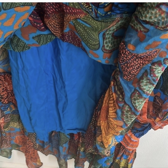 Farm Rio Multicolor Maxi M Dress - Picture 6 of 10